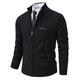 Per uomo Felpa Maglione elegante Cardigan Maglione con Zip Maglione a maglia A Coste Maglia Top Regolari Lavorato a maglia A coste Semplice Colletto Mao Moda Scialli Casuale Abbigliamento quotidiano