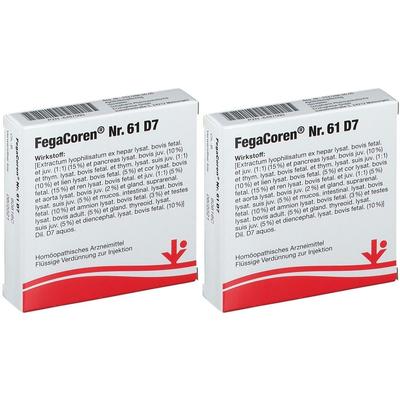 Fegacoren Nr.61 D 7 Ampullen 2x 2x5x2 ml