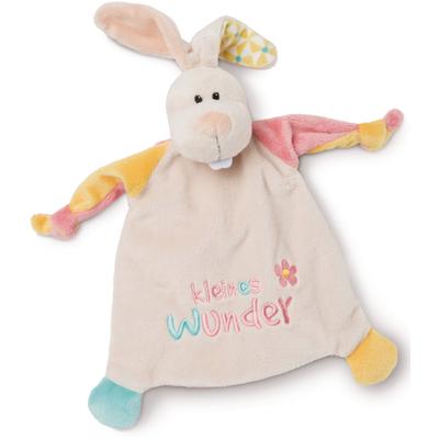 Schmusetuch NICI "My first NICI Kollektion, Hase, kleines Wunder", Baby, bunt (gelb, beige, rosa), Polyester, Schnuffeltücher, mit aufgestickten Augen