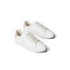 Sneaker CALVIN KLEIN "LOW PRO CUPS LTH MG", Damen, Gr. 38, rosa (weiß, rose), Leder, unifarben mit Farbeinsatz, klassisch, Schuhe, Schnürschuh, Halbschuh, Freizeitschuh mit seitlichem CK-Logo
