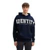 Kapuzensweatshirt TOM TAILOR DENIM, Herren, Gr. L, blau (sky captain blau), Sweatware, Obermaterial: 60% Baumwolle, 40% Polyester, bedruckt, unifarben, casual, lässig geschnitten hüftbedeckend, Rundhals, Langarm Bündchen, Sweatshirts, mit...