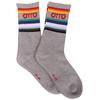 Socken CAPELLI NEW YORK, Damen, Gr. 41-45, grau (grau melange), Baumwollmischung, Socken, Limited Edition Pride-Socken mit OTTO-Logo, hochwertige softe Qualität