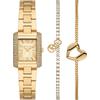 Quarzuhr MICHAEL KORS "PETITE EMERY", gold (goldfarben, goldfarben), Armbanduhren, Damen, Armbanduhr, Damenuhr, Edelstahlarmband, Geschenkidee