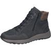Winterboots WALDLÄUFER "K-JOHN", Herren, Gr. 10,5 (45), bunt (nachtblau, braun), Nubukleder, Nappaleder, sportlich, Schuhe, Schnürboots, Stiefelette,Bequemschuh in Komfortweite H (=sehr weit)