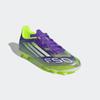 Fußballschuh ADIDAS PERFORMANCE "F50 LEAGUE MULTI-GROUND KINDER-STIEFEL", Gr. 36, lila rush, cloud weiß, lucid lemon, Synthetik, Textil, sportlich, Schuhe, geeignet für Rasen- und Kunstrasenplätze