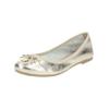 Ballerina SCAPA "scapa Ballerinas Leder", Damen, Gr. 37, grau (platin), Leder, casual, Schuhe