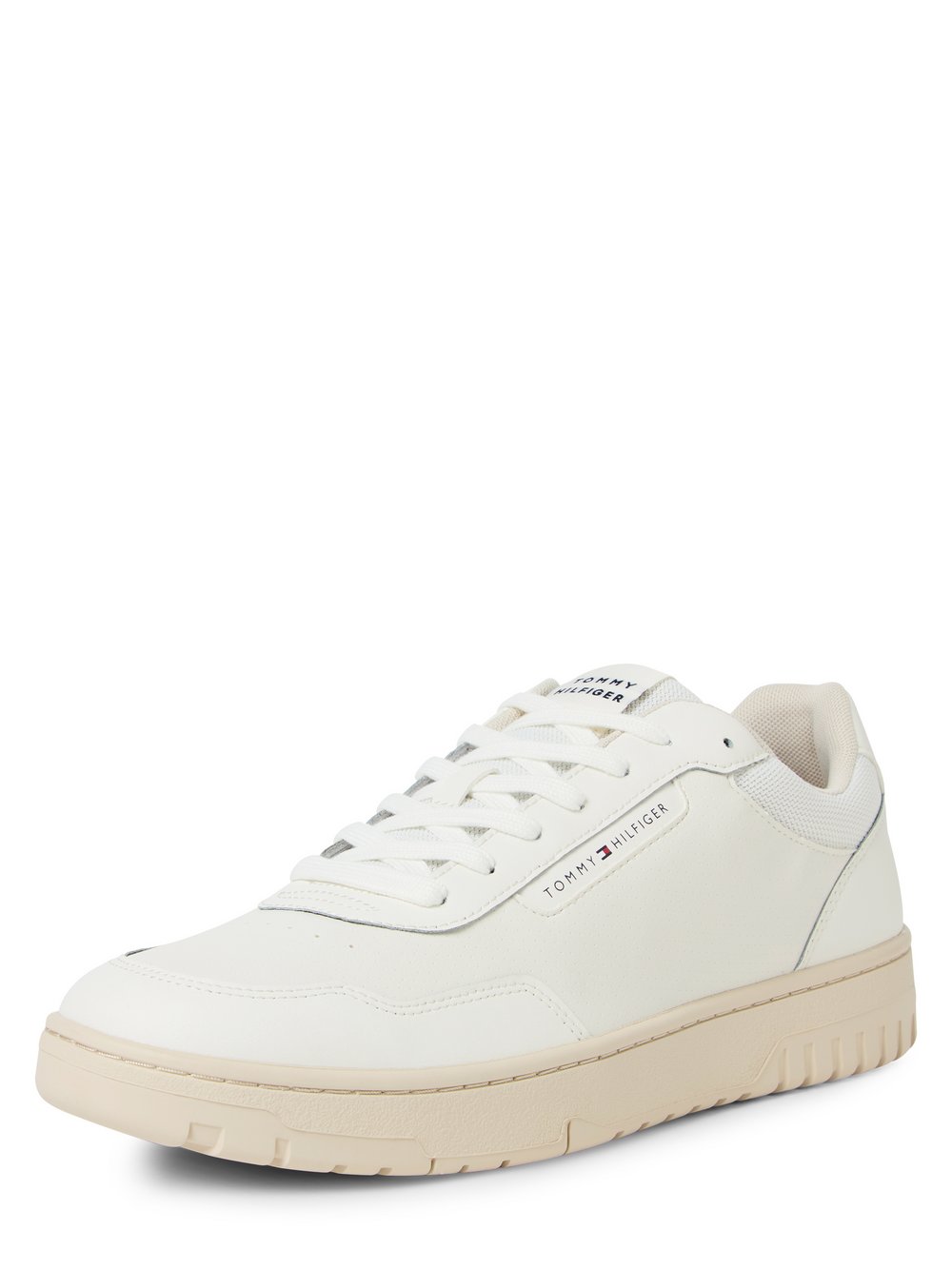 Tommy Hilfiger Sneaker mit Leder-Anteil Herren ecru, 42