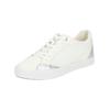 Sneaker GEOX "Geox Sneaker Lederimitat/Textil", Damen, Gr. 40, weiß kombi, Lederimitat, Textil, casual, Schuhe