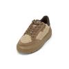 Sneaker MARC O'POLO "aus Veloursleder und Teddyfell", Damen, Gr. 41, grau (schwarz taupe), Obermaterial: 100% Leder (Rind), Schuhe