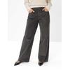 5-Pocket-Hose BRAX "Style MORGAN", Damen, Gr. 48, Normalgrößen, grau (dunkelgrau), 98% Baumwolle, 2% Elasthan, Hosen