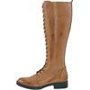 Stiefel ANDREA CONTI, Damen, Gr. 40, braun (cognac), Leder, Glattleder, Rindsleder, modisch, Schuhe