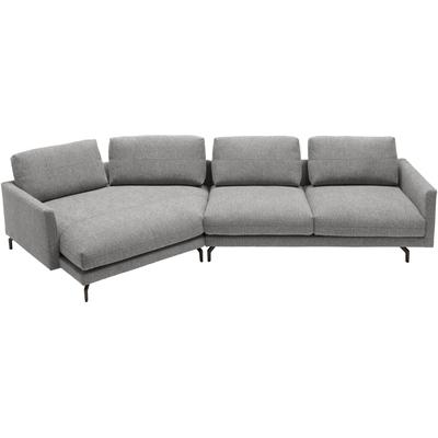 Wohnlandschaft "CR.414", grau (lichtgrau, schwarzgrau), B:353cm H:91cm T:175cm, CREATION BY ROLF BENZ, Sofas, Wahlweise aus Leder oder Chenille Image