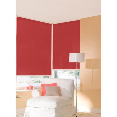 Seitenzugrollo SUNLINES "One size Style uni" Gr. 8, rot, B:82cm H:180cm, Polyester, Kunststoff, Metall, Rollos, Made in Germany Image