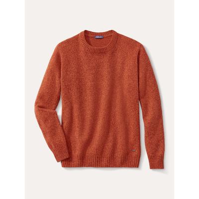 Walbusch Herren Lammwoll-Pullover Nahtlos Orange Image