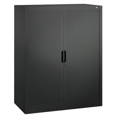 CP Stahlschrank »Omnispace« mit Rollladen 120 x 123 cm schwarz, 120x123x42 cm Image