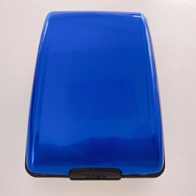 Secure RFID Cash and Cards Wallet Aluminum Alloy Card Holder with RFID Protection Multi Functional Slim Wallet for Credit Cards Banknotes and IDs Safe Storage