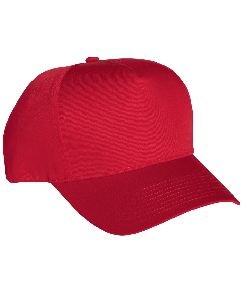 Mega Cap 6802 Poly Cotton Twill in Red size ONE | Cotton/Polyester Blend