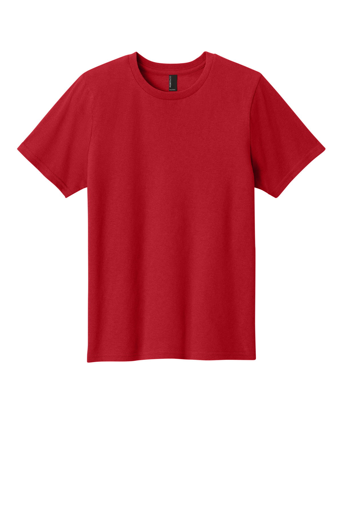 Port & Company PC43Y Co Youth Easy Cotton Top in Red size Medium