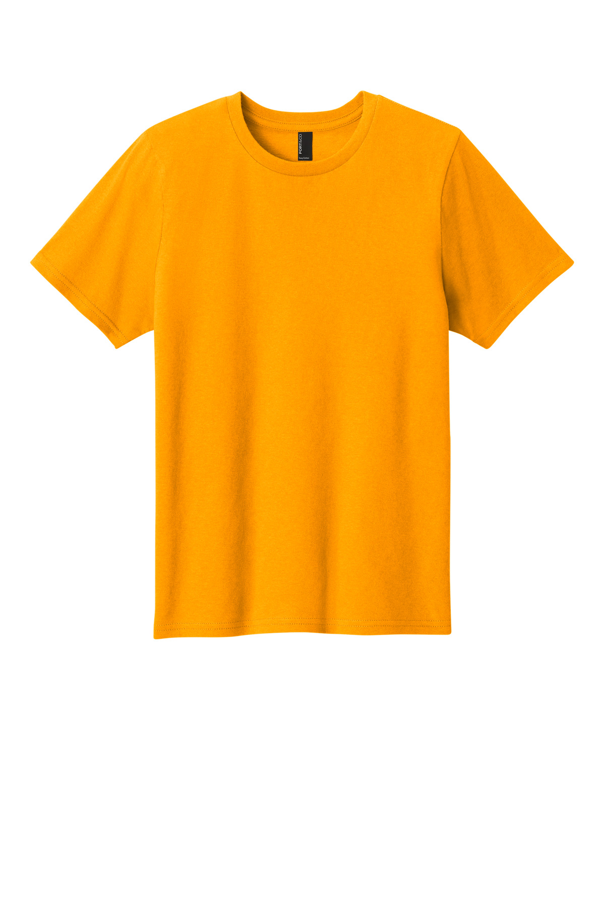 Port & Company PC43Y Co Youth Easy Cotton Top in Gold size Medium | Cotton/Polyester Blend - Port & Company