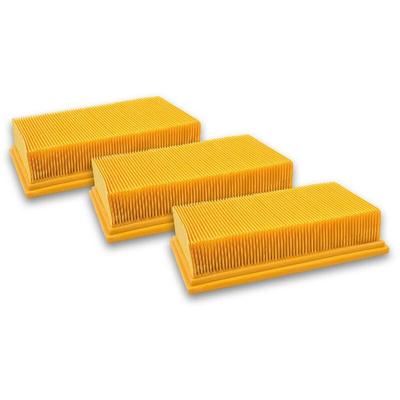 3x Flachfaltenfilter kompatibel mit Hilti VC-20, vc 40 um, VC-40, vc 20 um Staubsauger Image