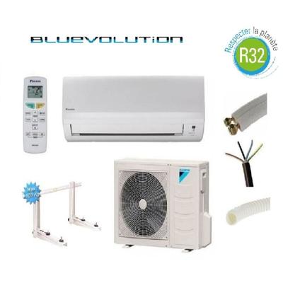 Klimaanlage Daikin 4200W R32 bluevolution reversible FTXF42A + installationskit 7 meter + Image
