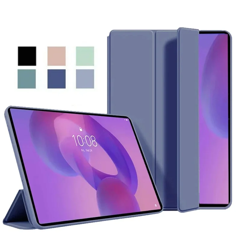Für Lenovo Idea Tab Pro Fall 12,7 zoll Magnetische Falten PU Stand Weiche TPU Zurück Abdeckung Für Lenovo idea tab pro 2025 tb373fu Fall Image