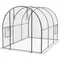 Serre tunnel de jardin transparente, 6 mètres carrés, porte zippée de 3x2x2 mètres avec 2 fenêtres enroulables, idéale pour le jardinage extérieur