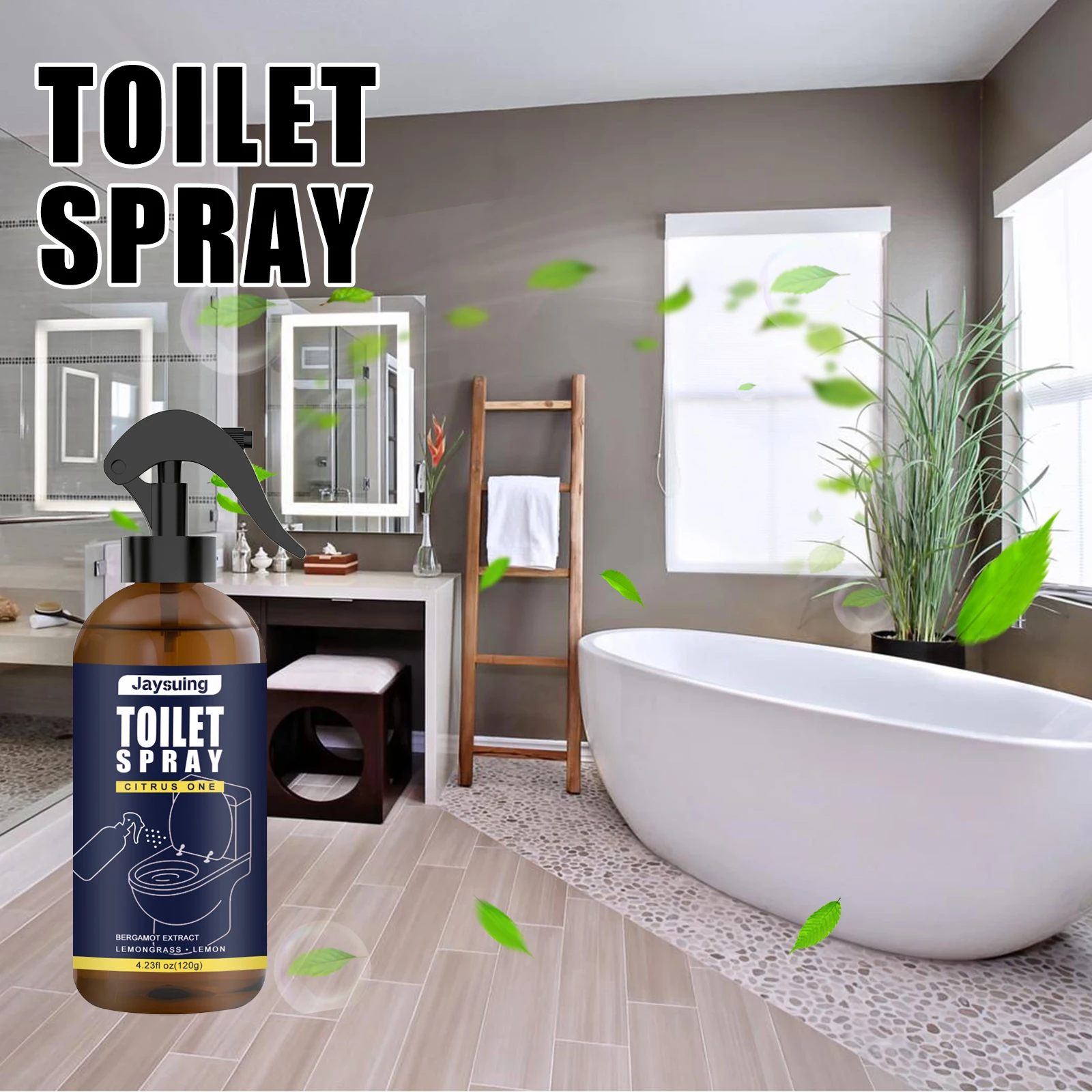 Badezimmer Deodorant Spray Lufterfrischer Toilette Geruchsbeseitigung Reinigungsmittel Multifunktionales Deodorant Home Fragrance Spray Image