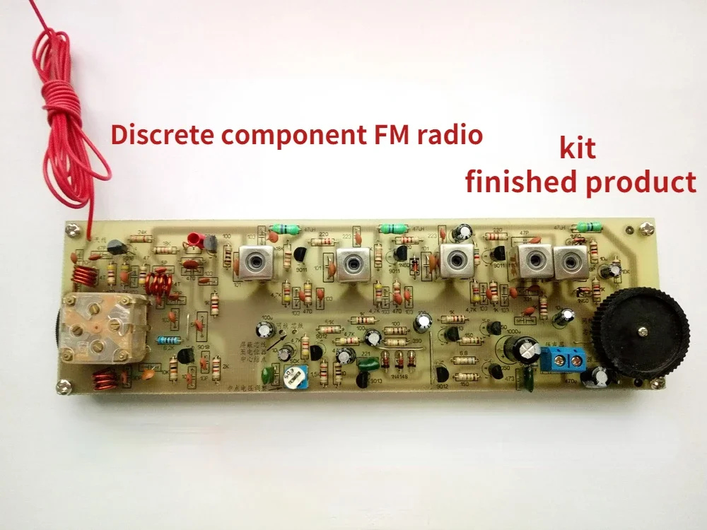 Diskrete Komponenten FM Frequenz modulation Super hetero dyne Radio Kit DIY Elektronik Image