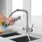 Robinet de cuisine purificateur en laiton chromé, robinet de cuisine à double poignée, récipient d'eau potable, mitigeur d'évier Torneira pour cuisine
