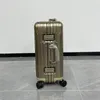 Gepäck-Trolley-Koffer, Codeschloss, 21/26/30 Zoll, deutsche High-End-Handwerkskunst, Anodiz-Brett, Universalräder, große Kapazität, Anti-Fall