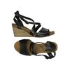 Kickers Damen Sandale, Gr. 37, schwarz, Leder