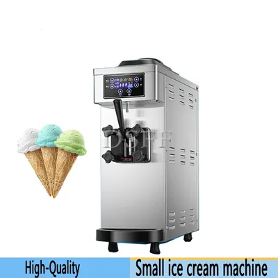 Hot Selling Electric Single Flavor Soft Ice Cream Machine Portable Gray Frozen Yogurt Machine