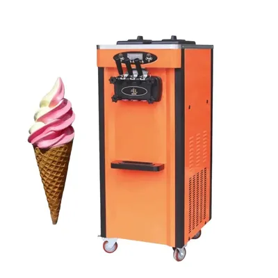 2025 Commercial Ice Cream Machine Stainless Steel Electric Soft Ice Cream Machine Suitable for Hotels&restaurants