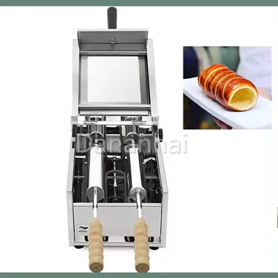 Electric Hungarian Chimney Cake Machine, Waffle Biscuit Machine, Bread Roll Baking Machine