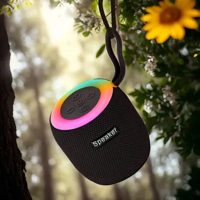 New Bluetooth Speaker - Wireless Portable Outdoor Bass Speaker with Memory Card Support for Home & Travel