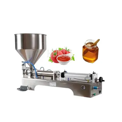 100-1000ml High Capacity Syrup Filling Machine, Semi-Automatic Tomato Sauce Honey Filling Machine