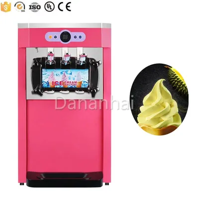 Commercial Ice Cream Kuwait Chile Stainless Steel Cone Machine Fully Automatic Green Ice Cream Machine