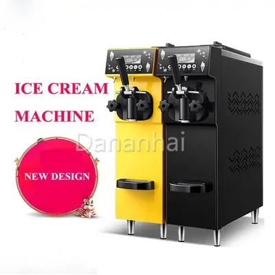 Including Tariffs Widely Used Russian Desktop Soft Small Ice Cream Machine, Mini Commercial Frozen Yogurt Machine