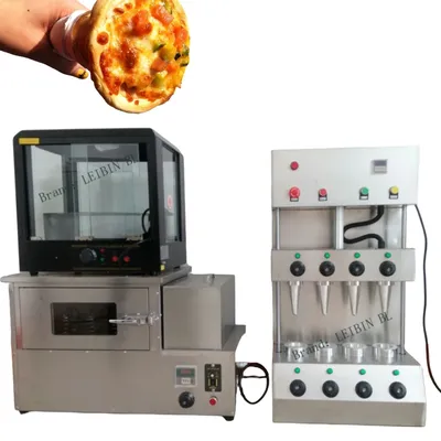 4 mold cone pizza cone machine stainless steel pizza oven handheld pizza cone maker