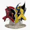 Autentico nuovo Beast Kingdom Marvel Deadpool e Wolverine Figurine Ornamento da tavolo per regalo di compleanno per le vacanze dei ragazzi