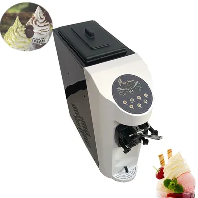 High-end Desktop Soft Ice Cream Machine Portable Small Soft Ice Cream Machine Frozen Yogurt Machine