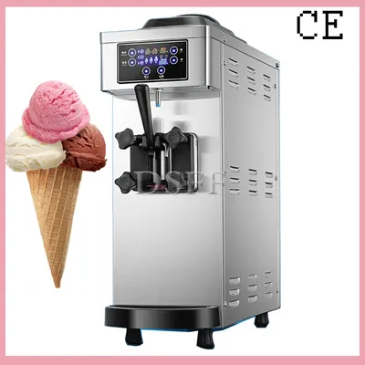 2025 New Fully Automatic Milk Tea Ice Cream Machine Single Flavor Frozen Yogurt Machine