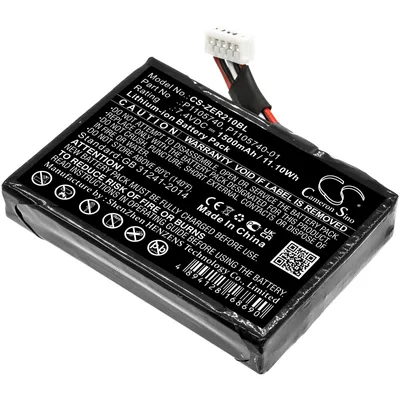 Li-ion Portable Printer Battery for Zebra, 7.4V, 1500mAh, Compatible Models: ZQ200, ZQ210, ZQ21-A0E12KE-00 ZQ22-A0E01KE-00