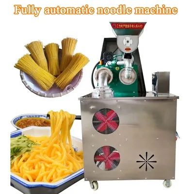 Stainless Steel Manual Cutting Adjustable Thickness Dough Fresh Noodle Pasta Maker Machine Kitchen