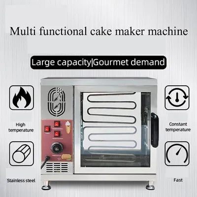 Stainless Steel Hungarian Chimney Cake Oven Kurtos Kalacs Waffle Maker Machine Donut Ice Cream Chimney Cakes Snack Equipment