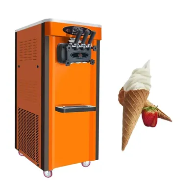 3 Flavors Automatic Soft Ice Cream Machine Commercial Ice Cream Machine Making Ice Cream Makers
