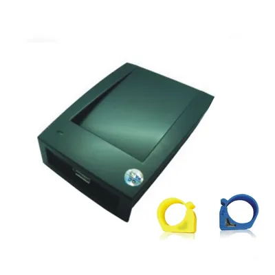 125-134.2KHZ EM4305 ISO11785/84 FDX-B RFID writer Animal tag Duplicator +2PCS card