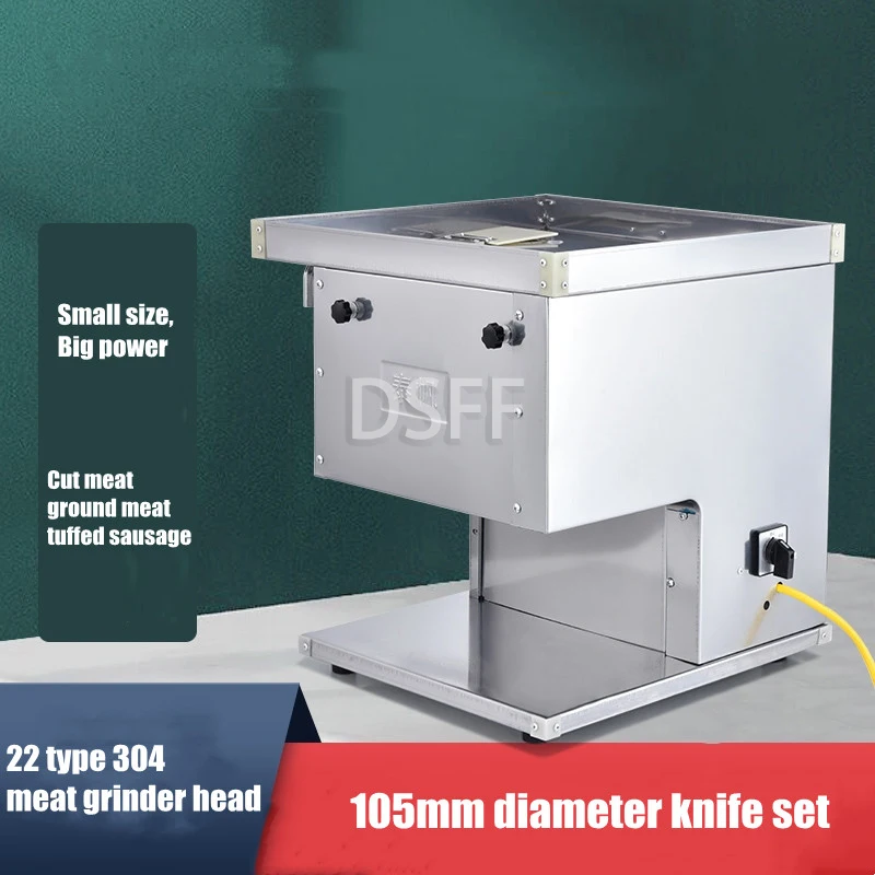 Including Tariffs Desktop Stainless Steel Meat Cutter, Commercial Fully Automatic Multifunctional Meat Grinder