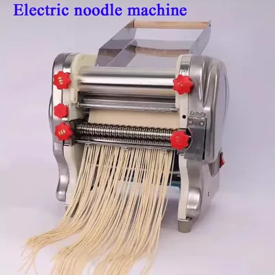 Electric Pasta Spaghetti Making Machine Stainless Steel Mini Noodle Maker Dumplings Dough Pressing Machine